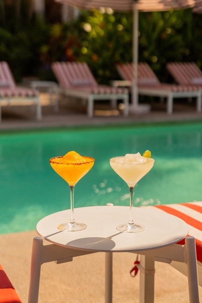 Cocktails by the pool