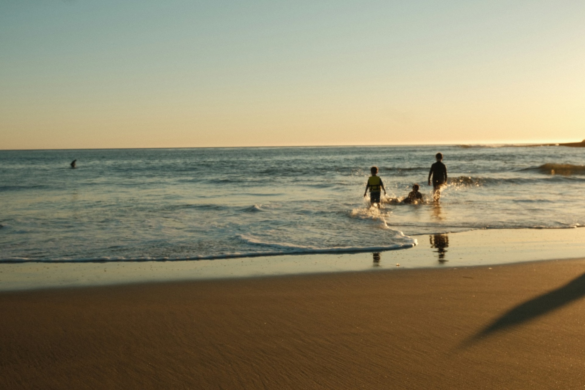 Atardecer en la playa de Zicatela